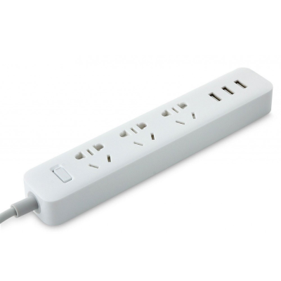 Удлинитель Xiaomi (mi) Power Strip (3 розетки + 3USB) White