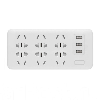 Удлинитель Xiaomi Qingyue Power Strip (6 розеток, 3 USB)